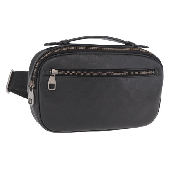 LOUIS VUITTON Damier Anfini Ambreil Shoulder Bag Black Onyx N41288 Auth 188359A