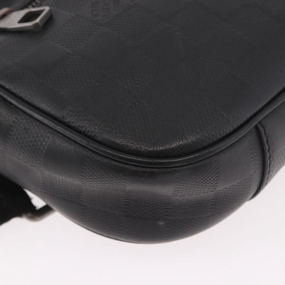 LOUIS VUITTON Damier Anfini Ambreil Shoulder Bag Black Onyx N41288 Auth 188359A