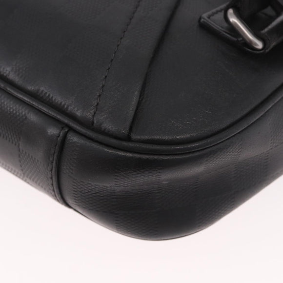 LOUIS VUITTON Damier Anfini Ambreil Shoulder Bag Black Onyx N41288 Auth 188359A