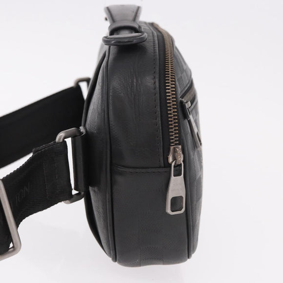 LOUIS VUITTON Damier Anfini Ambreil Shoulder Bag Black Onyx N41288 Auth 188359A