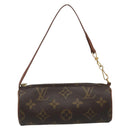 LOUIS VUITTON Monogram Papillon Pouch LV Auth 188361-13