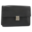 LOUIS VUITTON Taiga Selenga Clutch Bag Ardoise M30782 LV Auth 188362A-1