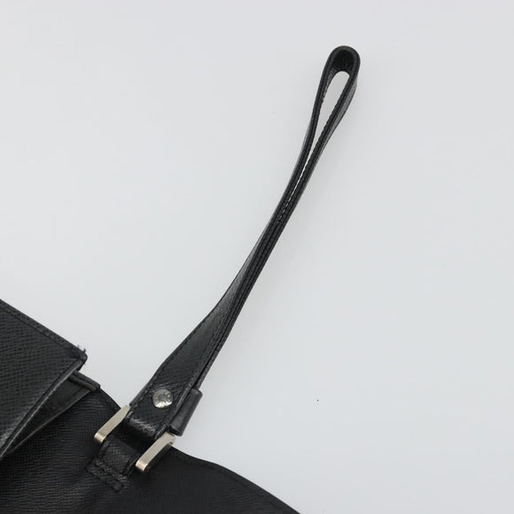 LOUIS VUITTON Taiga Selenga Clutch Bag Ardoise M30782 LV Auth 188362A