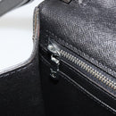 LOUIS VUITTON Taiga Selenga Clutch Bag Ardoise M30782 LV Auth 188362A-21