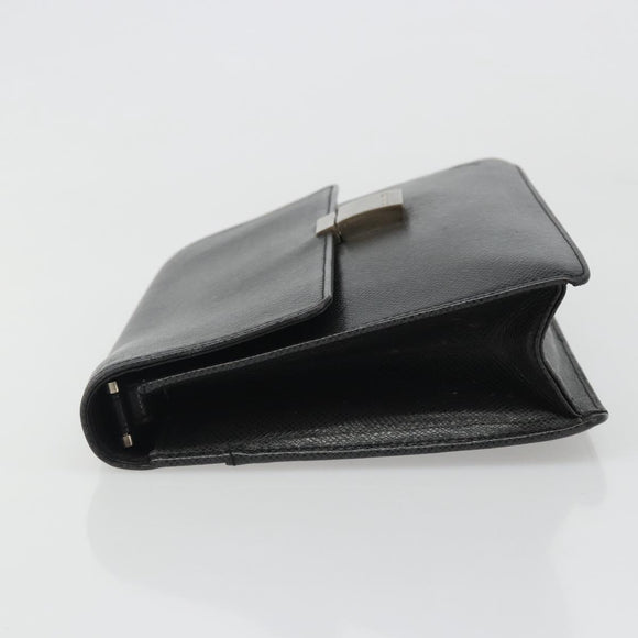 LOUIS VUITTON Taiga Selenga Clutch Bag Ardoise M30782 LV Auth 188362A