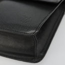 LOUIS VUITTON Taiga Selenga Clutch Bag Ardoise M30782 LV Auth 188362A-7