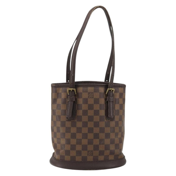 LOUIS VUITTON Damier Ebene Marais Shoulder Bag N42240 LV Auth 188364