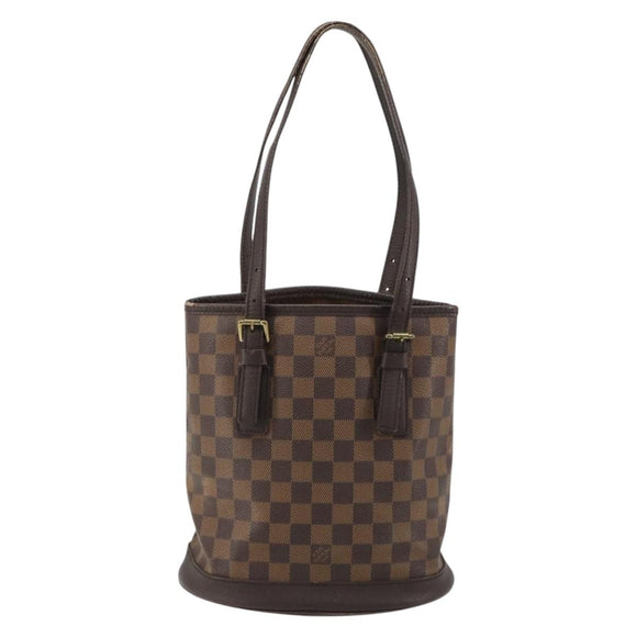 LOUIS VUITTON Damier Ebene Marais Shoulder Bag N42240 LV Auth 188364