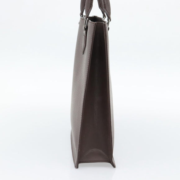 LOUIS VUITTON Epi Sac Plat PM Hand Bag Mocha M5274D LV Auth 188365A