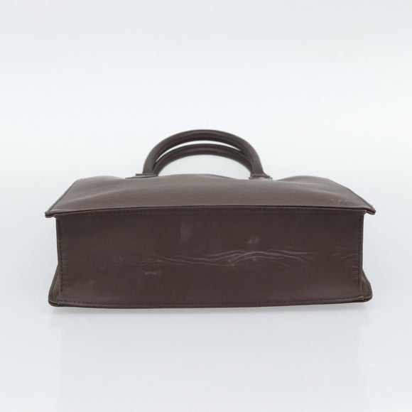 LOUIS VUITTON Epi Sac Plat PM Hand Bag Mocha M5274D LV Auth 188365A