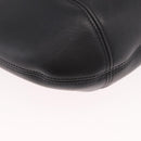 Coach Tote Bag Leather Black Gold Auth 188367-9