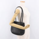 Coach Tote Bag Leather Black Gold Auth 188367-20