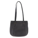 Coach Tote Bag Leather Black Gold Auth 188367-2