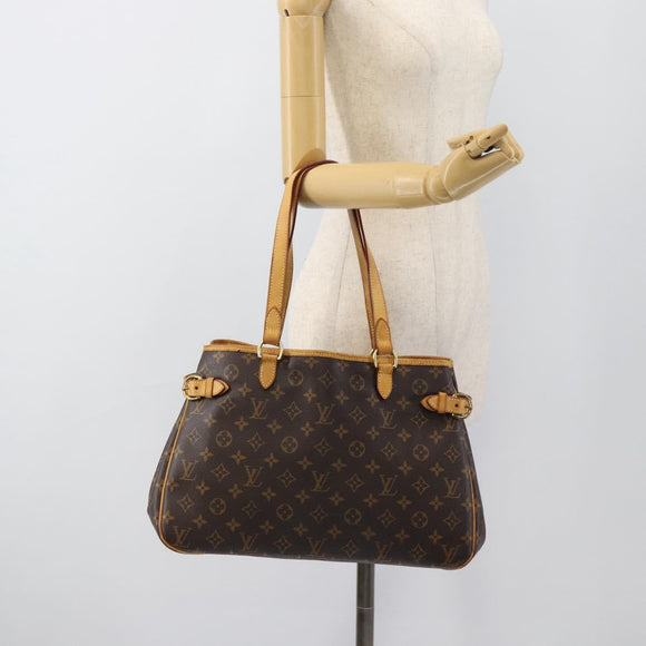 LOUIS VUITTON Monogram Batignolles Horizontal Tote Bag M51154 LV Auth 188370