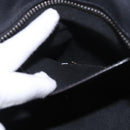 CELINE Luggage Micro Shopper Hand Bag Leather Black Silver Auth 188371SAM-24