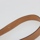 CELINE Macadam Canvas Shoulder Bag PVC Beige Gold Auth 188375A-9