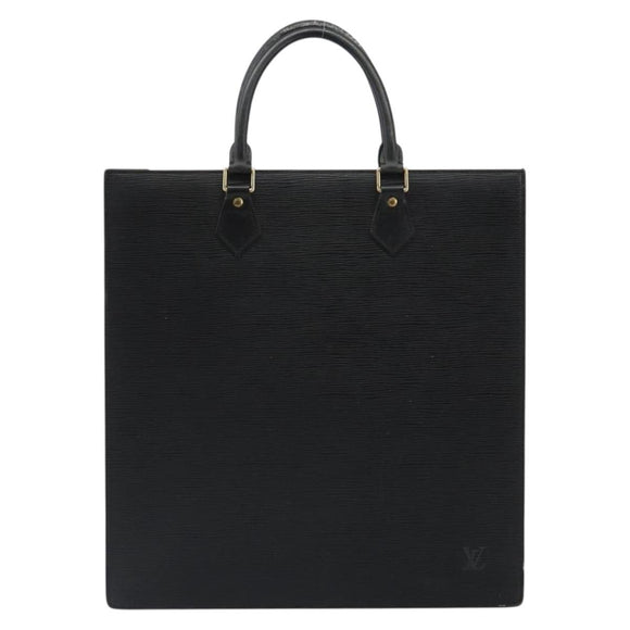 LOUIS VUITTON Epi Sac Plat Hand Bag Black M59082 LV Auth 188379