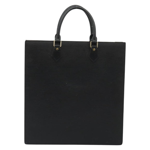 LOUIS VUITTON Epi Sac Plat Hand Bag Black M59082 LV Auth 188379