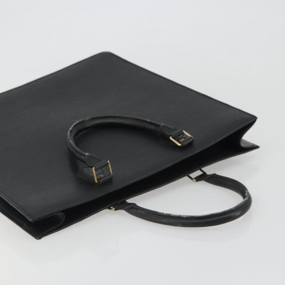 LOUIS VUITTON Epi Sac Plat Hand Bag Black M59082 LV Auth 188379