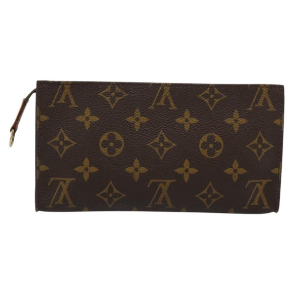 LOUIS VUITTON Monogram Bucket GM Accessory Pouch LV Auth 188381