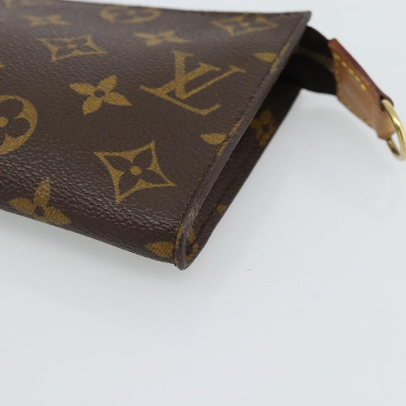 LOUIS VUITTON Monogram Bucket GM Accessory Pouch LV Auth 188381