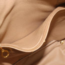 Christian Dior Trotter Canvas Hand Bag PVC Black Gold Auth 188382-24