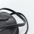 Christian Dior Trotter Canvas Hand Bag PVC Black Gold Auth 188382-8