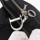 Christian Dior Trotter Canvas Waist Bag Black Silver Auth 188383V-10