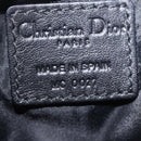 Christian Dior Trotter Canvas Waist Bag Black Silver Auth 188383V-12
