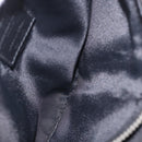 Christian Dior Trotter Canvas Waist Bag Black Silver Auth 188383V-11