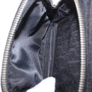 Christian Dior Trotter Canvas Waist Bag Black Silver Auth 188383V-22