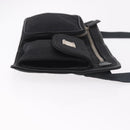 Christian Dior Trotter Canvas Waist Bag Black Silver Auth 188383V-3