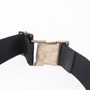 Christian Dior Trotter Canvas Waist Bag Black Silver Auth 188383V-9