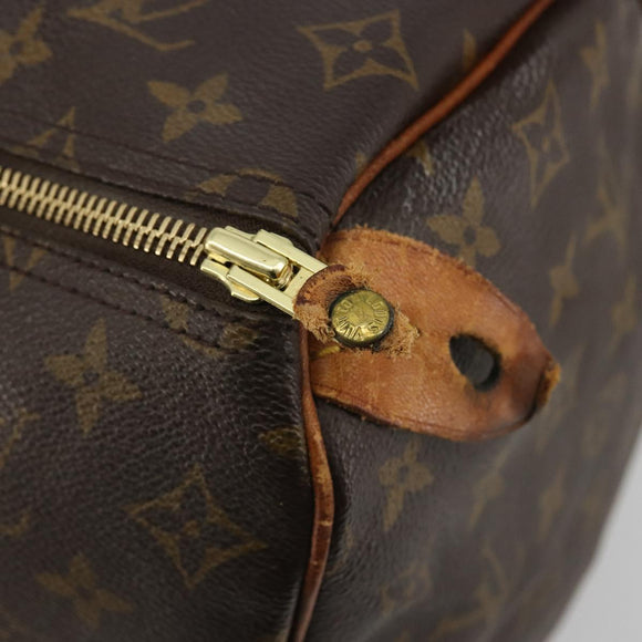 LOUIS VUITTON Monogram Speedy 35 Hand Bag M41524 LV Auth 188396A