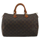 LOUIS VUITTON Monogram Speedy 35 Hand Bag M41524 LV Auth 188396A-13