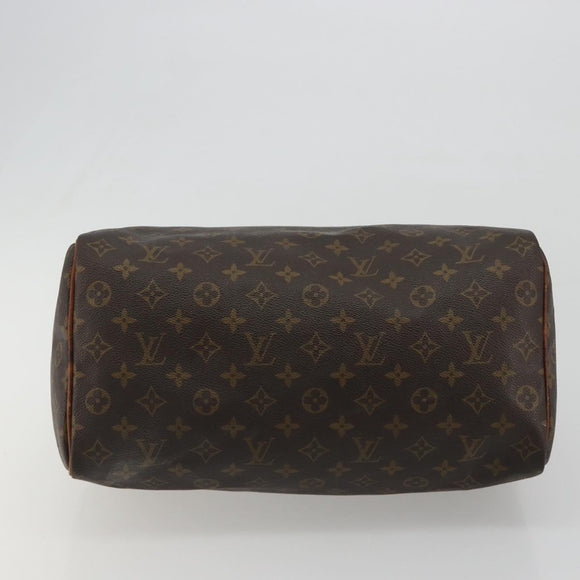 LOUIS VUITTON Monogram Speedy 35 Hand Bag M41524 LV Auth 188396A