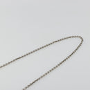 Salvatore Ferragamo Vara Ribbon Ketting Schoudertas Leer Zilver Authentiek 188398-8