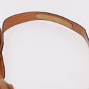 CELINE Macadam Canvas Shoulder Bag PVC Beige Gold Auth 188399-8
