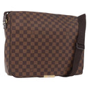 LOUIS VUITTON Damier Ebene Bastille Shoulder Bag N45258 LV Auth 188400-1