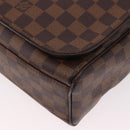 LOUIS VUITTON Damier Ebene Bastille Shoulder Bag N45258 LV Auth 188400-15