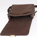 LOUIS VUITTON Damier Ebene Bastille Shoulder Bag N45258 LV Auth 188400-10