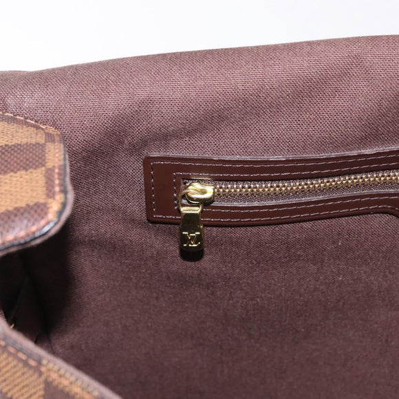 LOUIS VUITTON Damier Ebene Bastille Shoulder Bag N45258 LV Auth 188400