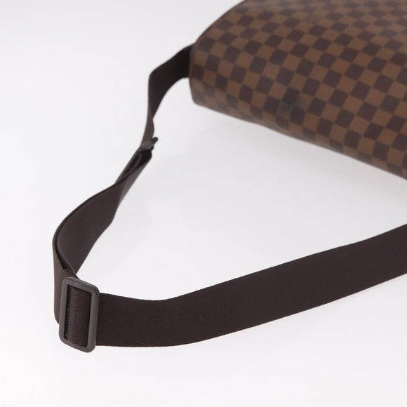 LOUIS VUITTON Damier Ebene Bastille Shoulder Bag N45258 LV Auth 188400