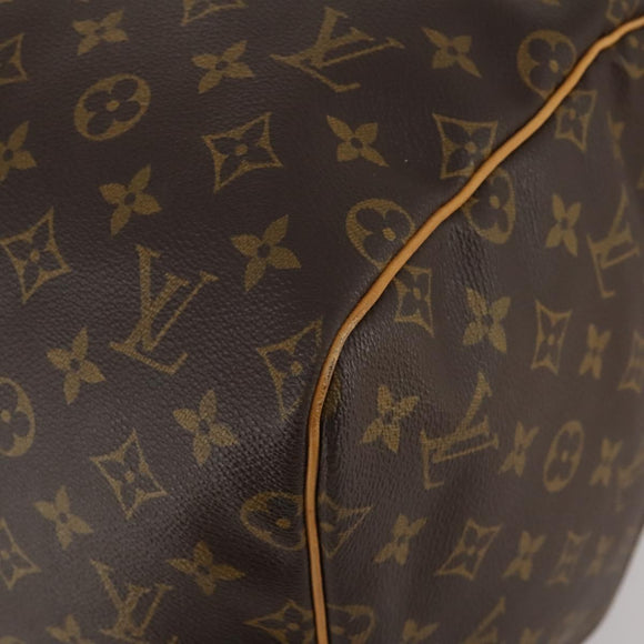LOUIS VUITTON Monogram Keepall 55 Boston Bag M41424 LV Auth 188403V