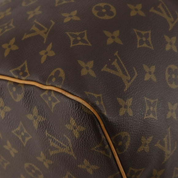 LOUIS VUITTON Monogram Keepall 55 Boston Bag M41424 LV Auth 188403V