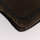 Miu Miu Shoulder Bag Suede Brown Auth 188406-14