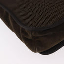 Miu Miu Shoulder Bag Suede Brown Auth 188406-16