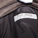 Miu Miu Shoulder Bag Suede Brown Auth 188406-11