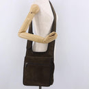 Miu Miu Shoulder Bag Suede Brown Auth 188406-22