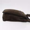Miu Miu Shoulder Bag Suede Brown Auth 188406-3